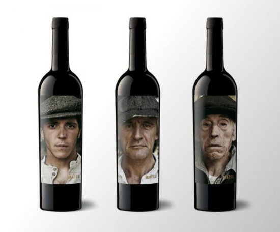 Креативные бутылки вина