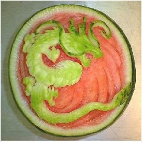 Искусство КАРВИНГ. Резьба по фруктам и овощам.