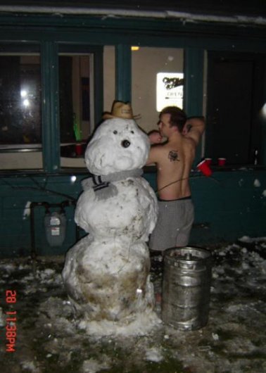 Пьяные снеговики