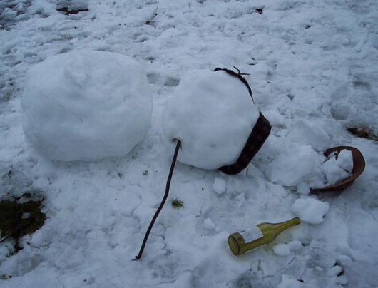 Пьяные снеговики
