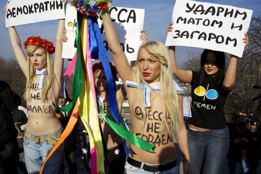 FEMEN В Одессе-маме