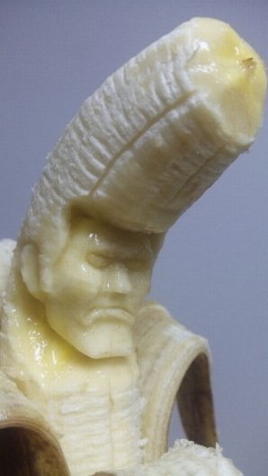 Скульптуры з бананов