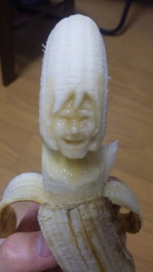 Скульптуры з бананов