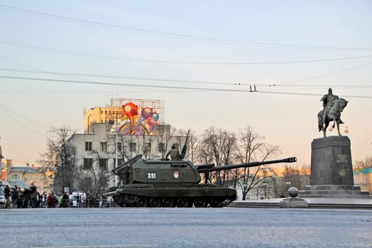 Репетиция парада в честь Дня Победы в Москве