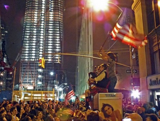 Американцы празднуют уничтожение Бен Ладена