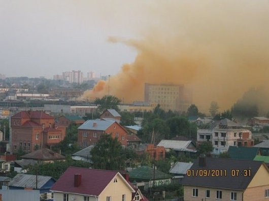 Утечка брома в Челябинске