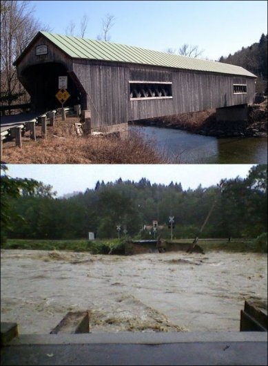 До и после урагана Айрин