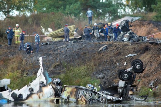 Авиакатострофа под Ярославлем. Фото, видео