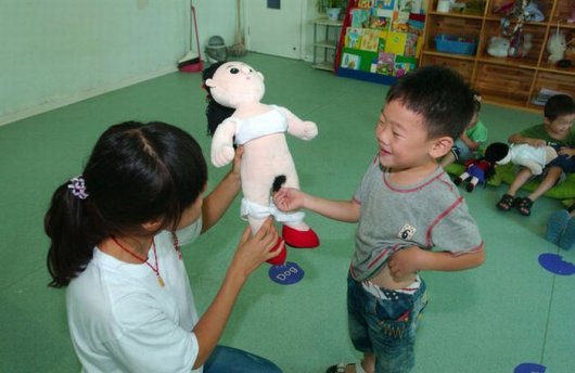Урок анатомии в китайской школе