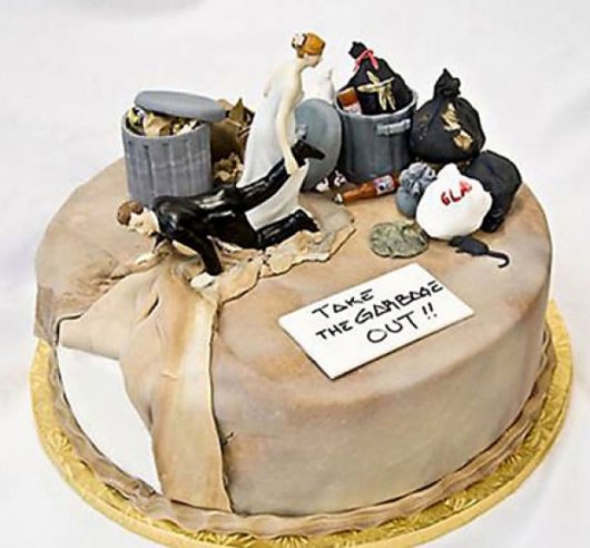 Креативные торты в честь развода (25 фото)