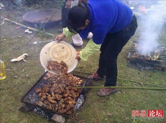 Как китайцы шашлык делают