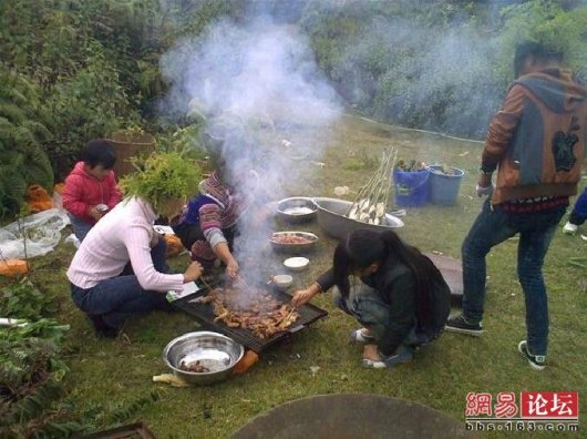 Как китайцы шашлык делают