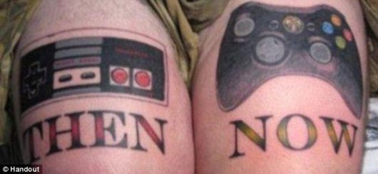 Татуировки фанатов интернета