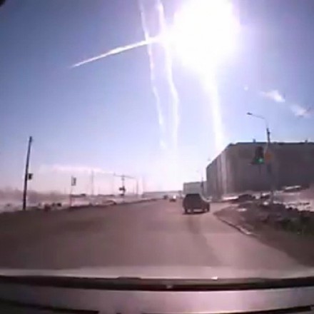 Метеоритный дождь в Челябинске, видео!