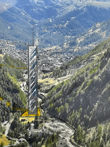 Проект небоскреба Lina Peak рядом с Церматтом